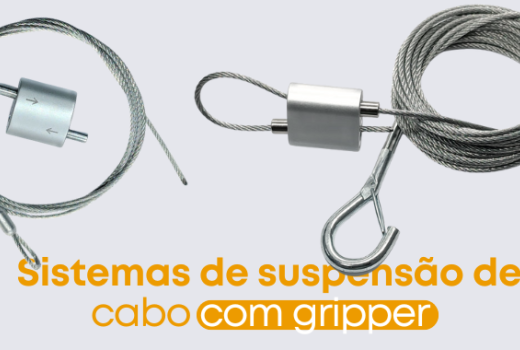 O sistema suspensão de cabo com gripper